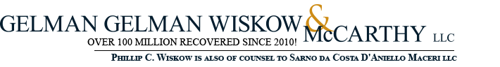 Phillip C. Wiskow is also of counsel to Sarno da Costa D'Aniello Maceri LLC